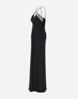 Abito lungo "Astros" 26011470 BLACK REBECCA VALLANCE 