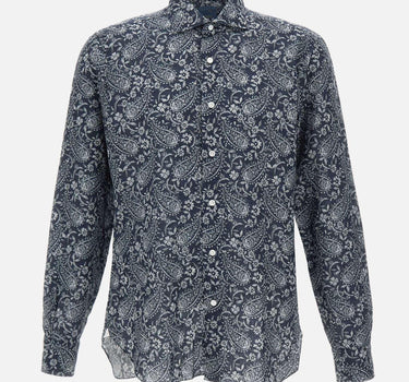 Camicia con stampa paisley LIU02P0154055U 0001 BARBA 