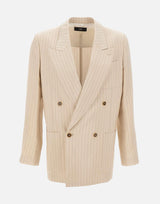 Blazer doppiopetto a righe AMTITT1027 271 AMIRI 