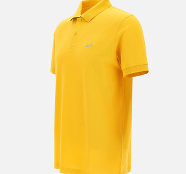 "Print under collar polo shirt" A35115 23 SUN68 