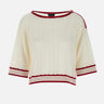 Maglia in cashmere, viscosa e cotone CA5292MS52G C3650 LIU-JO 