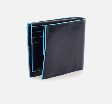 Portafoglio "Blue Square" in pelle PU1392B2R BLU2 PIQUADRO 