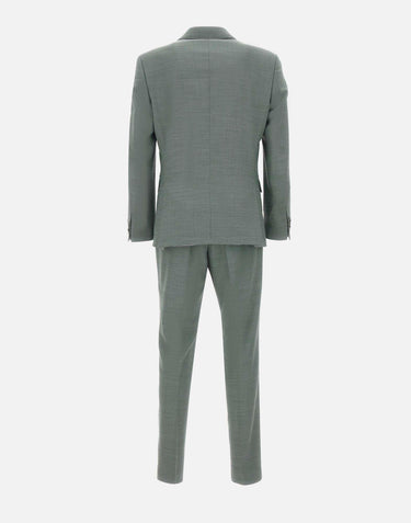 Abito due pezzi slim fit con micromotivo 50557252 348 BOSS 