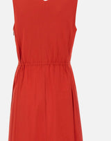 Abito con scollo a V in misto cotone V169552035 870POP VINCE. 