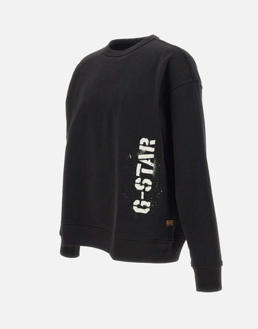 "Sprayed 89 Graphic Loose Sweatershirt" D27096 E1246484 G-STAR RAW 