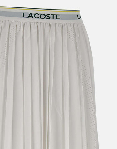 Gonna midi asimmetrica plissettata JF0641 001 LACOSTE 