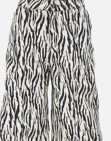 "Printed twill cargo pants" 114339 858 ROTATE BIRGER CHRISTENSEN 