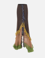 Gonna in seta con volant WRFA0198 99SA1Q5X0811 ETRO 