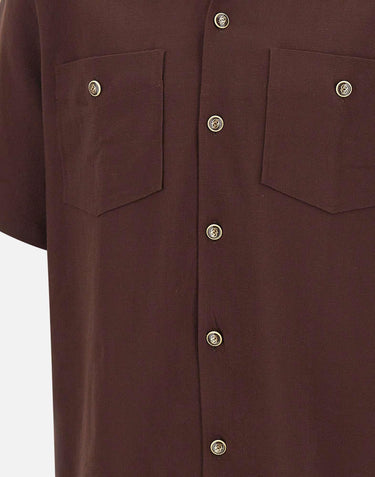 Camicia in viscosa con tasche SH254 VI029BN DROLE DE MONSIEUR 