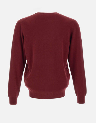 Maglia in lana e cashmere DC918022 BORDEAUX DELLA CIANA CASHMERE 