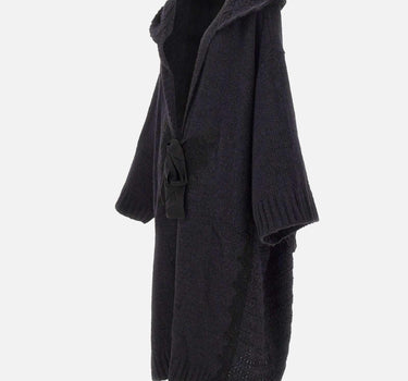 Cappotto in maglia W07040280 33BLACK MAURIZIO MYKONOS 