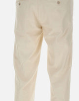 Pantalone "Mucha"  in cotone e lino P24910LS 7F1390004 RE-HASH 
