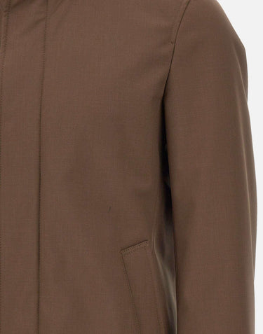 Parka con colletto pelliccia sintetica IM000370U 127308010 HERNO 