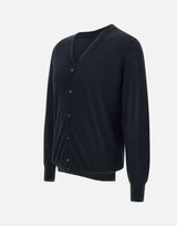 Cardigan  rasato in lana 901704 261 KANGRA 