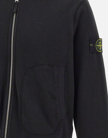 Felpa in cotone biologico a punto rete 6100014S0297 V0029 STONE ISLAND 
