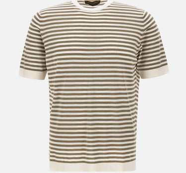T-shirt in cotone a righe TS0MC CR14R15102 FILIPPO DE LAURENTIIS 