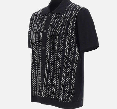 Camicia in maglia di cotone A048F900 9000 PAOLO PECORA 