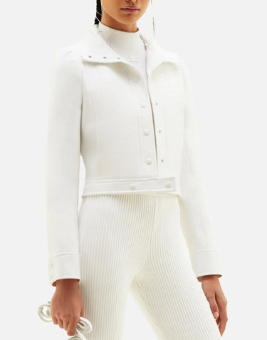 "Reedition Vinyl Jacket" PERCBL005VY0014 HERWHITE COURREGES 