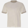 T-shirt con profili a righe M75TSHM13 TES0M291010301 ELEVENTY 