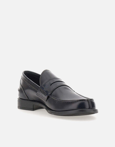 Mocassini "Monaco" in pelle 19489 BLU DUCA DEGLI ABRUZZI 