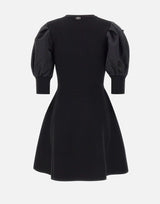 Abito in maglia con maniche a palloncino MF5446MA96E 22222 LIU-JO 