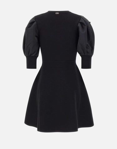 Abito in maglia con maniche a palloncino MF5446MA96E 22222 LIU-JO 