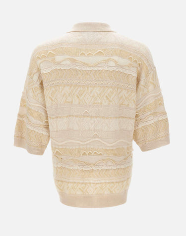 Camicia in maglia jacquard "Laneus" S5LAMAPO003 00231 LANEUS 