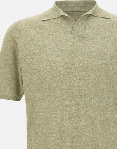 Polo in misto lino PL1MCSK LC14R560 FILIPPO DE LAURENTIIS 