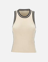 Top con profili a contrasto SP5NT012 1041 KAOS 