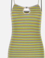 Mini abito a righe "Bourgeois" WSS26KW1291 01 CASABLANCA 