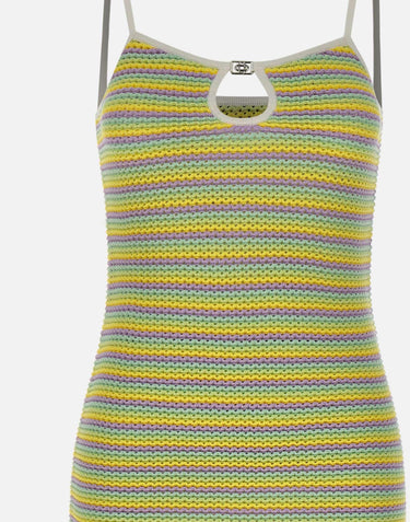 Mini abito a righe "Bourgeois" WSS26KW1291 01 CASABLANCA 