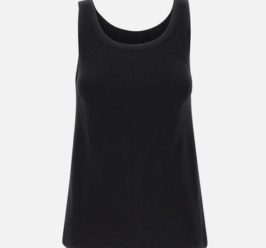 Top in maglia con bande in viscosa lucida TK72S61E2 685 ELISABETTA FRANCHI 