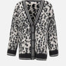 Cardigan in maglia jacquard maculato RIJFP005 0001 KAOS 