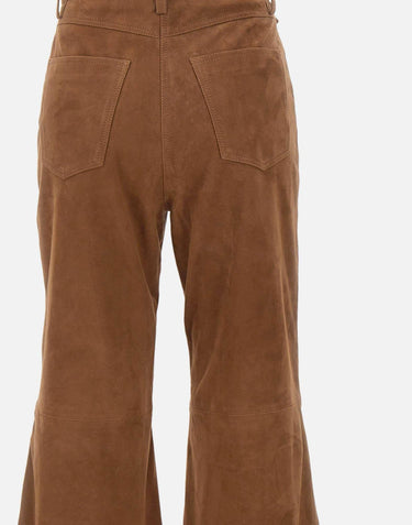 Pantaloni a vita alta in suede 115593 249 ROTATE BIRGER CHRISTENSEN 