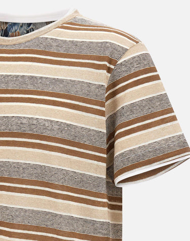 T-shirt "Cot" in lino e cotone COTVR0324 RIGA2 BOB 
