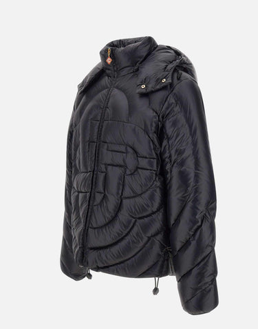 "Monogram Quilted Nylon Puffer Jacket" MAW25OT140 01 CASABLANCA 