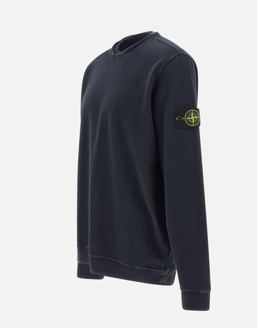 Felpa malfilé effetto "old" 6100034S0060 V0020 STONE ISLAND 