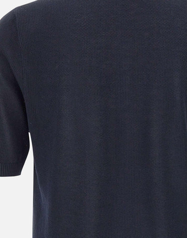Polo in cotone con mezza zip M76MAGM90 MAG0M00811 ELEVENTY 
