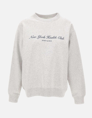 Felpa "NY Health Club" ST07166043GY03 HEATHGRAY SPORTY & RICH 