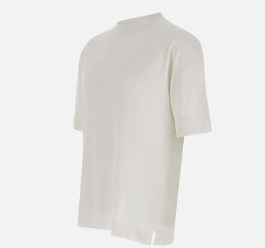 T-shirt in crêpe di cotone TS0MCOV CR14R001 FILIPPO DE LAURENTIIS 