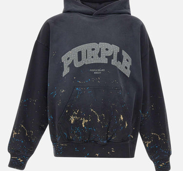 Felpa "MWT Fleece" P401 MFBS325BLACK PURPLE BRAND 