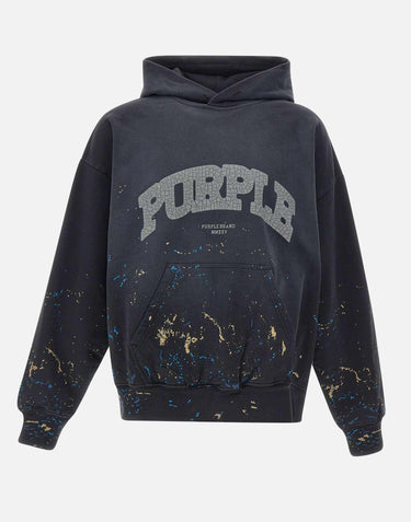 Felpa "MWT Fleece" P401 MFBS325BLACK PURPLE BRAND 
