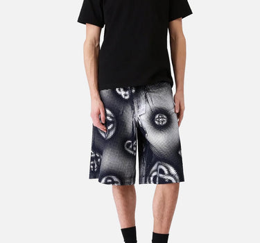 Shorts "Pearlescent monogram denim" MSS26TR425 01 CASABLANCA 