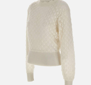 Maglia a punto pizzo 2M639A N0102 BLUMARINE 