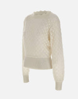 Maglia a punto pizzo 2M639A N0102 BLUMARINE 