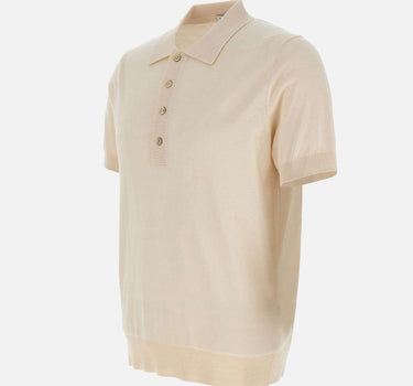 Polo in seta e cotone A006 F2001342 PAOLO PECORA 