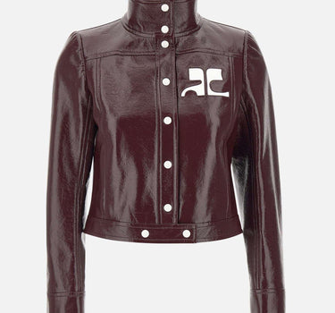 "Reedition Vinyl Jacket" PERCBL005VY0014 BURGUNDY COURREGES 
