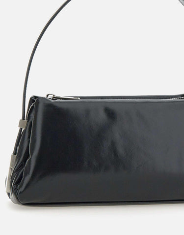 Borsa "Pillow mini" in pelle 24FWB030121001 BLACK OSOI 