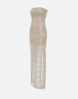 Abito lungo a tubino con pizzo floreale 115700 039 ROTATE BIRGER CHRISTENSEN 