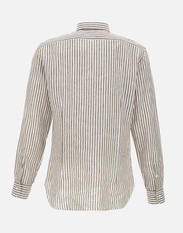 Camicia  in  lino LFU02P0147066U 0006 BARBA 